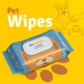 Everyday Pet Wipes for Dogs & Cats – 80 Wipes | Gentle Cleaning | Fresh & Fur-Friendly