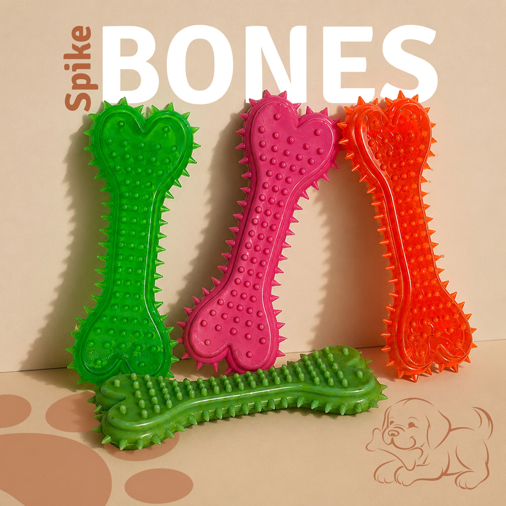 Gobinkies Spike Bone for Dogs | Durable Chew & Fetch Toy for Pets