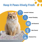 Premium Bentonite Cat Litter with Lavender Fragrance – 5kg | High Absorbency | Fast Clumping | Low Dust Formula