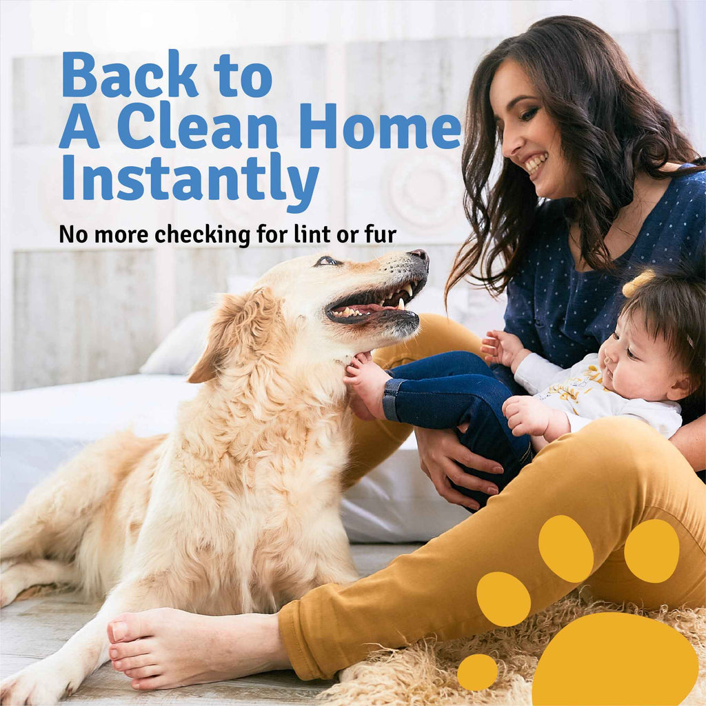 Reusable Lint Gloves – Removes Fur from Clothes, Beds & Furniture