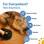 Gobinkies Pet Hair Remover Combo | Lint Roller + Reusable Lint Gloves for Clothes, Sofa & Furniture