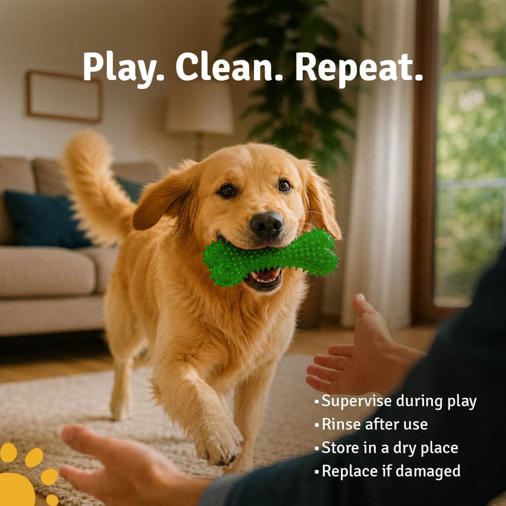 Gobinkies Spike Bone for Dogs | Durable Chew & Fetch Toy for Pets