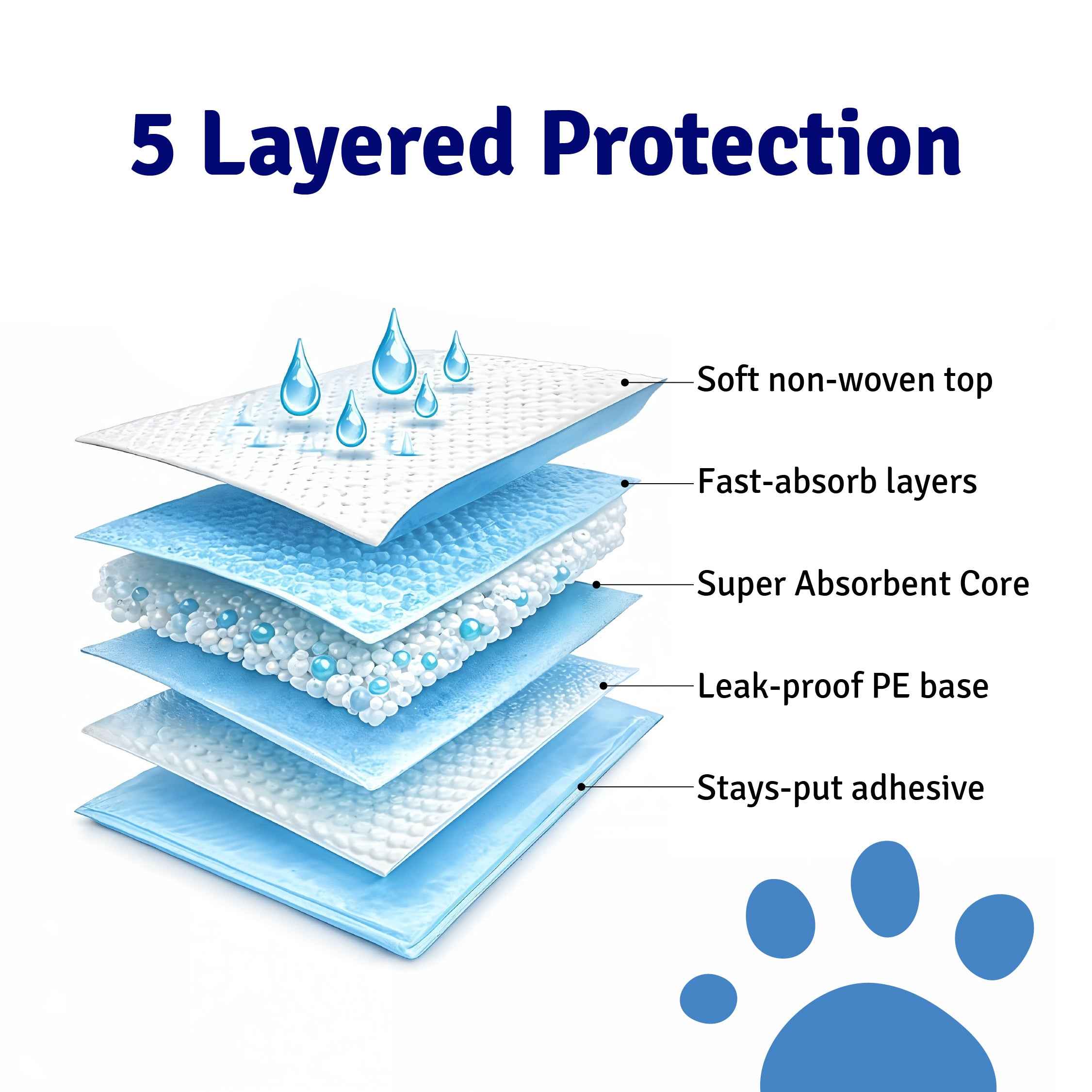 Toilet Training Pads | Pack of 50