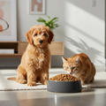 Pet Feeding Bowl – Set of 2 x 700 ml | Food & Water Bowls for Dogs & Cats - Gobinkies